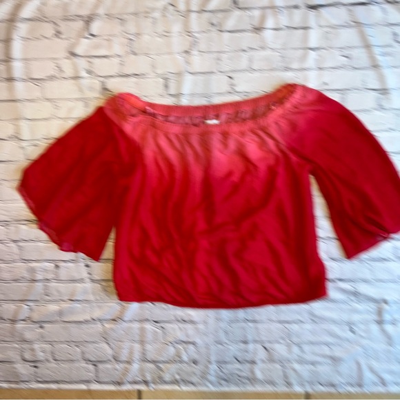 New York and Company XXL Pink Barbiecore Top Flowy Top Blouse Loose Plus Size - Picture 2 of 10